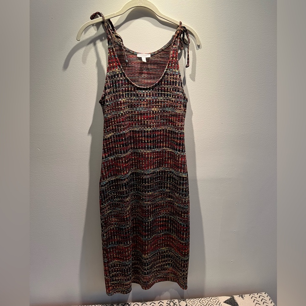 Multicolor Knit Women's Dress